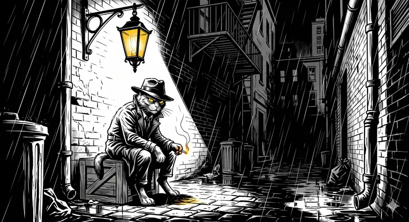 Neonoir High Contrast Comics