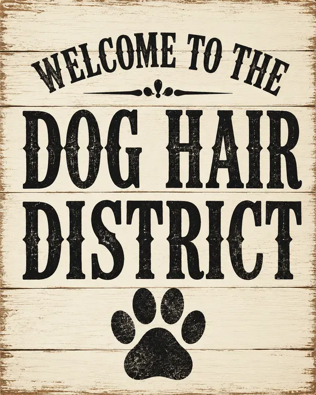 Rustic Dog Humor Signs