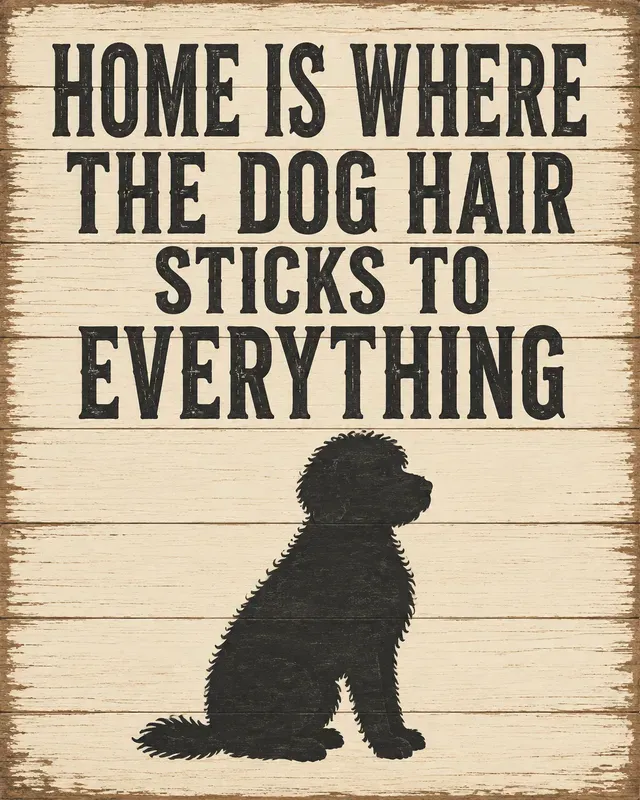 Rustic Dog Humor Signs