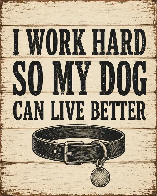 Rustic Dog Humor Signs