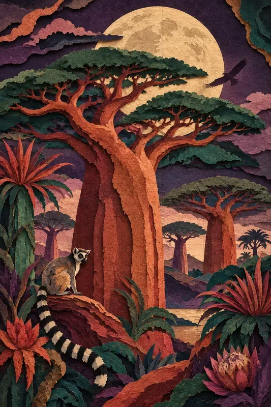 Uncommon Layered Papercut Art