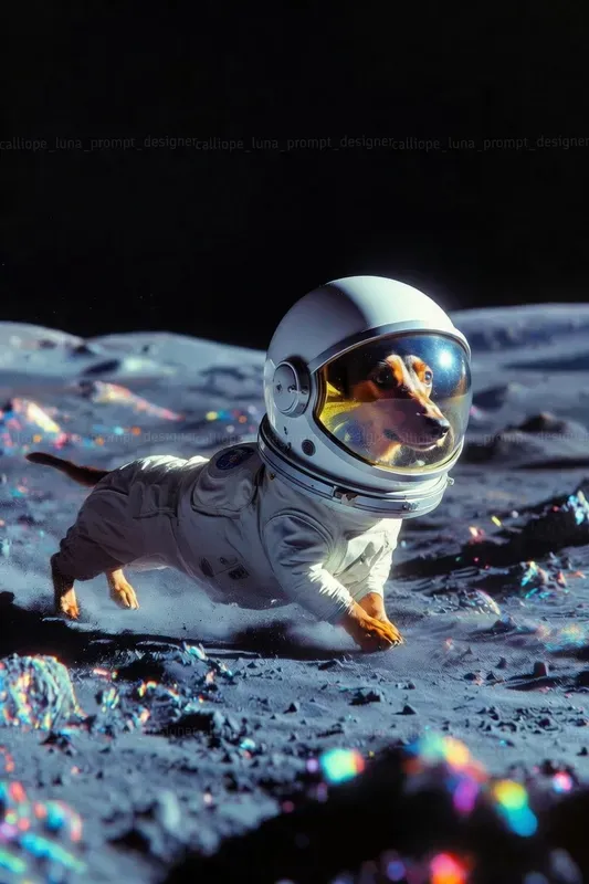 Goofy Lunar Animal Landings