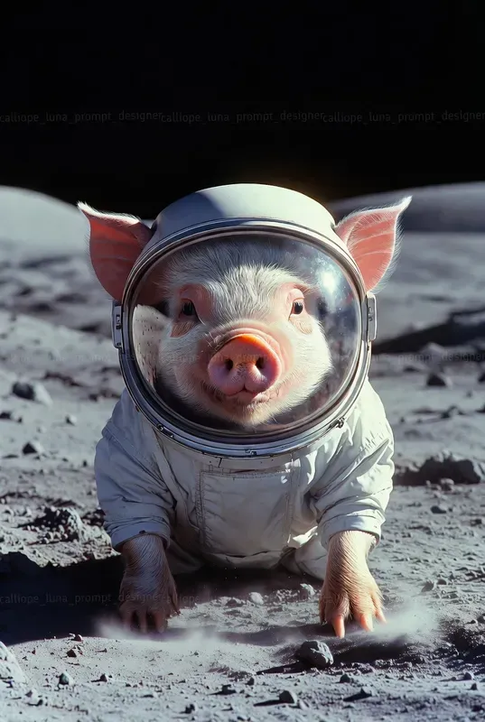 Goofy Lunar Animal Landings