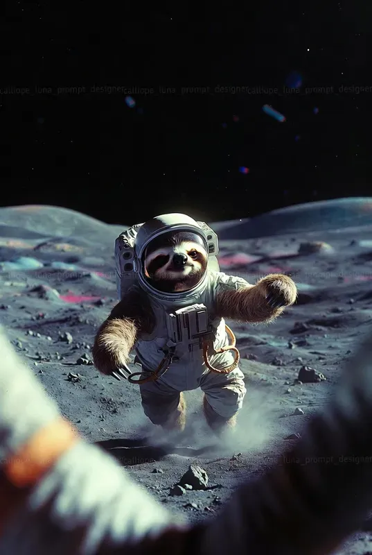 Goofy Lunar Animal Landings