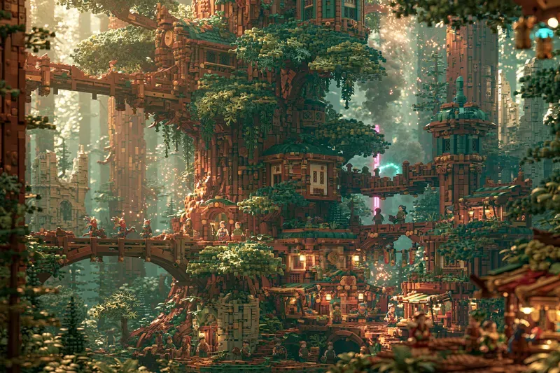 Epic Brick Cinematic Scenes
