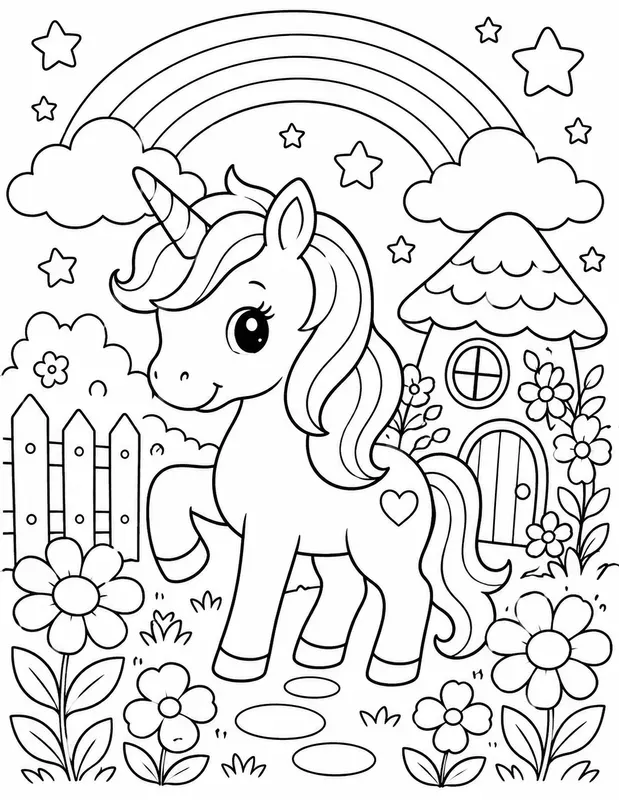 Coloring Page Generator