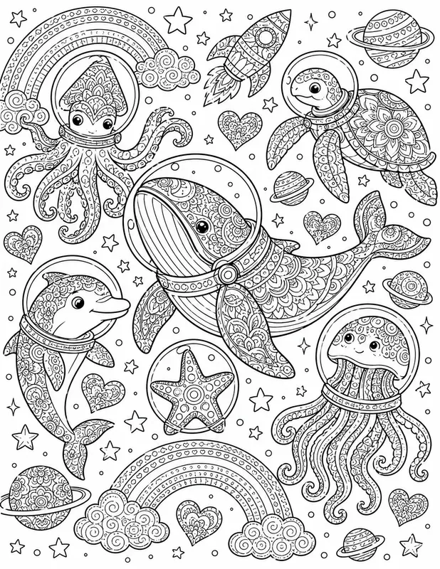 Coloring Page Generator