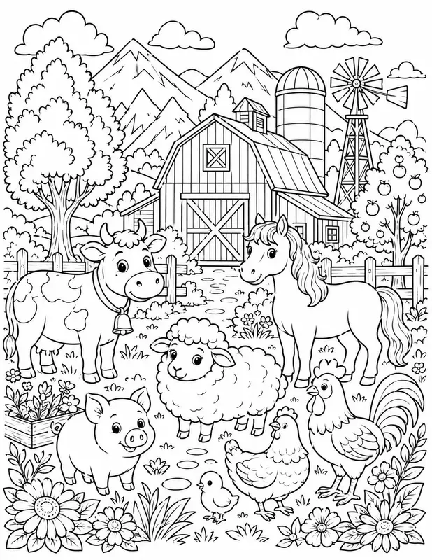 Coloring Page Generator