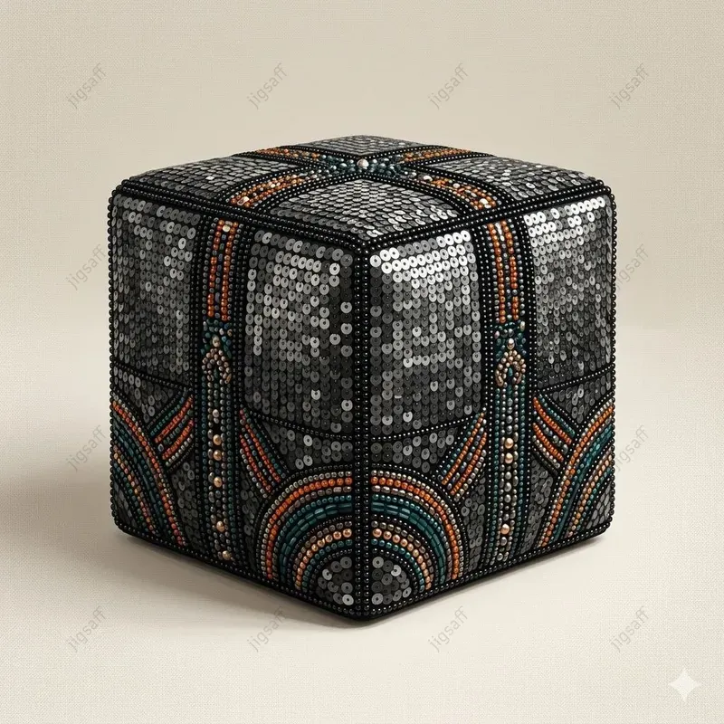 Sequin Mosaic Furniture Illustrations