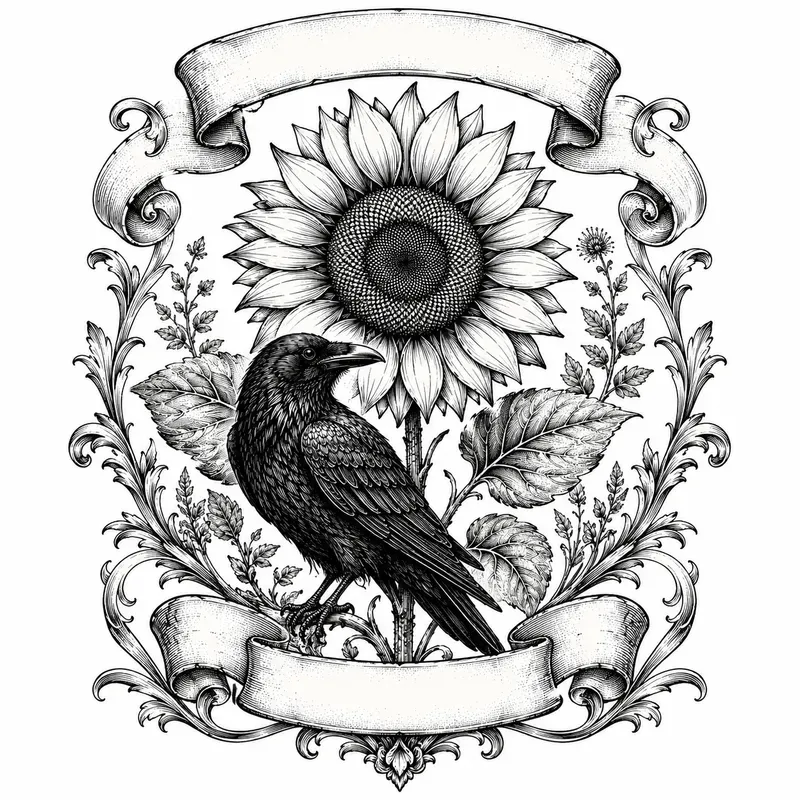Botanical Tattoo Flash Designs