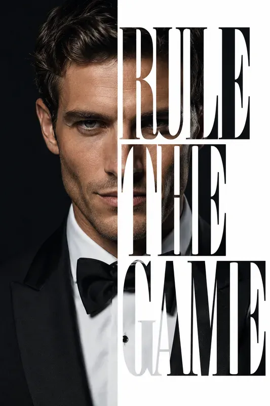 Typographic Mask Editorial Posters