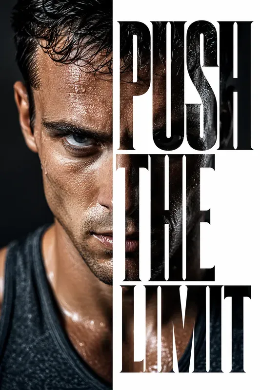 Typographic Mask Editorial Posters