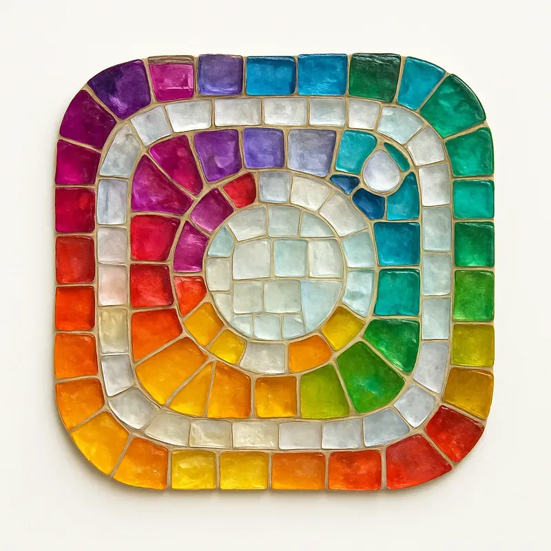 Glass Mosaic Logo Transformations