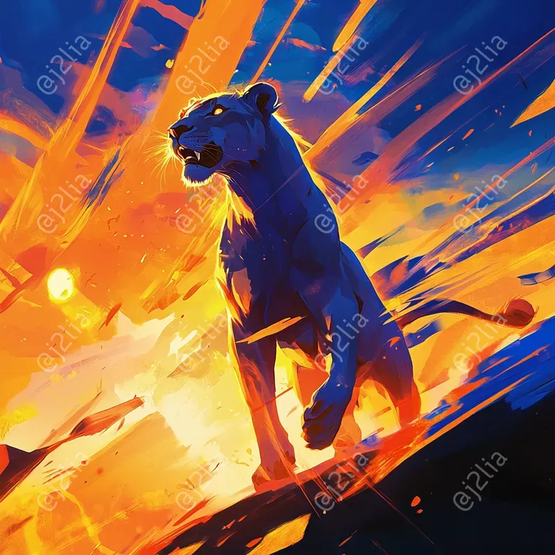 Dynamic Character Illustrations