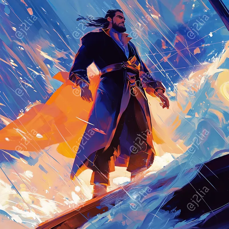 Dynamic Character Illustrations