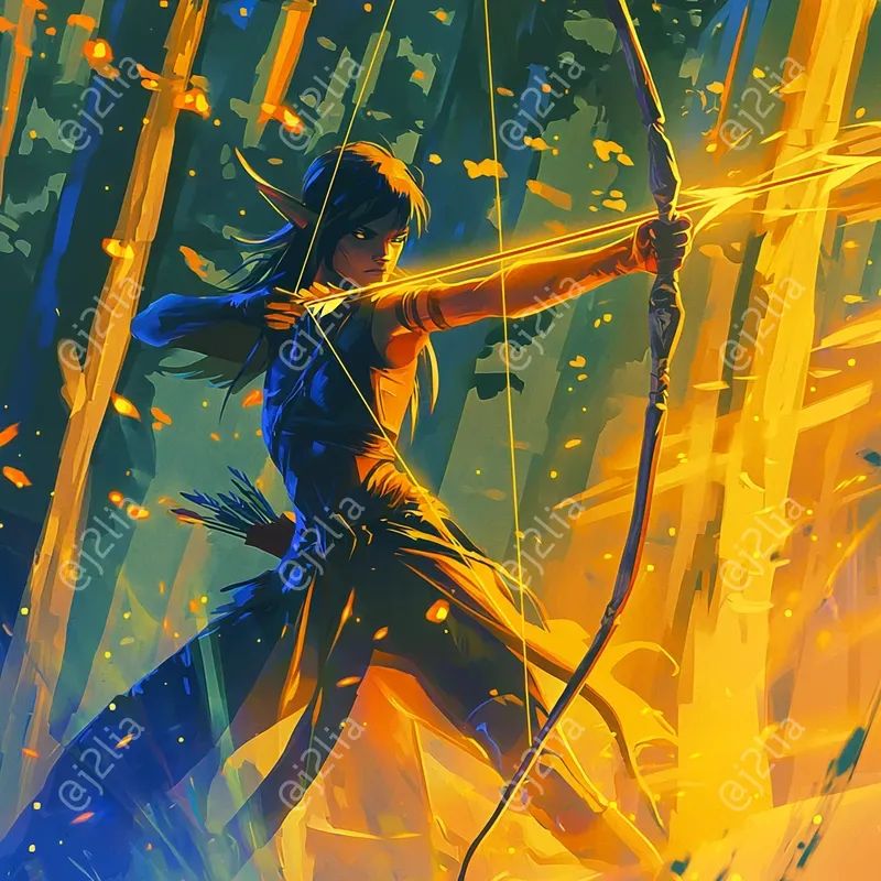 Dynamic Character Illustrations