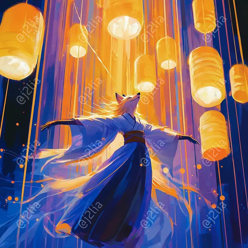 Dynamic Character Illustrations