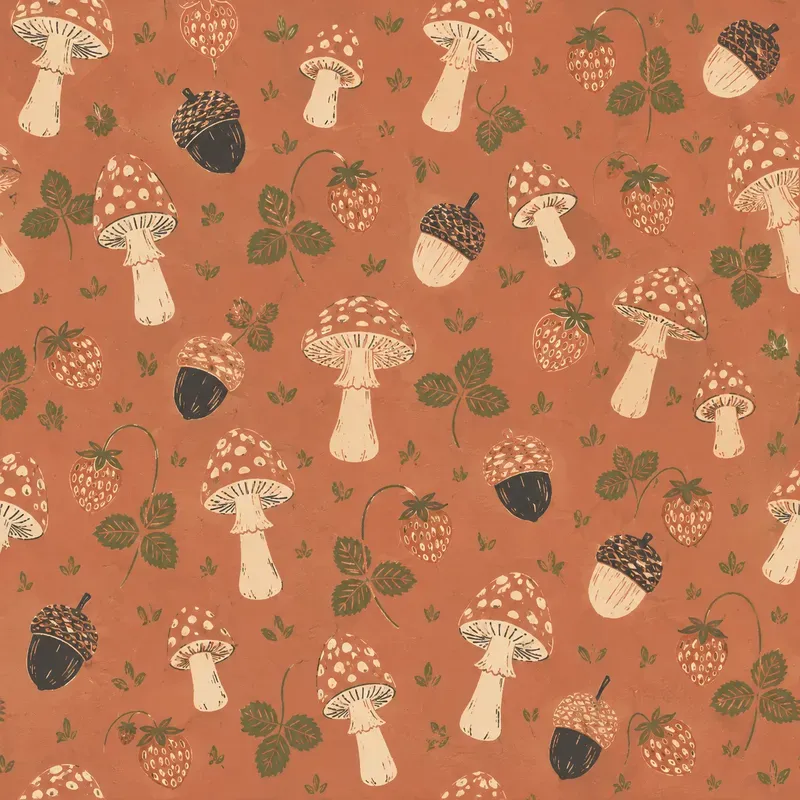 Cottagecore Mushroom Patterns