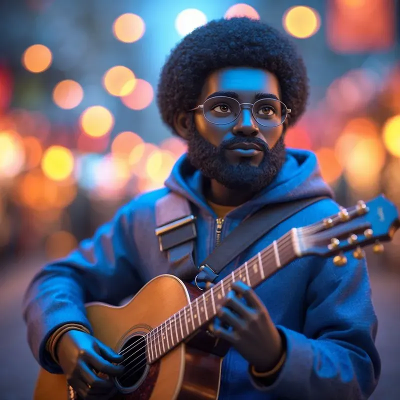 Stylized Bokeh Characters