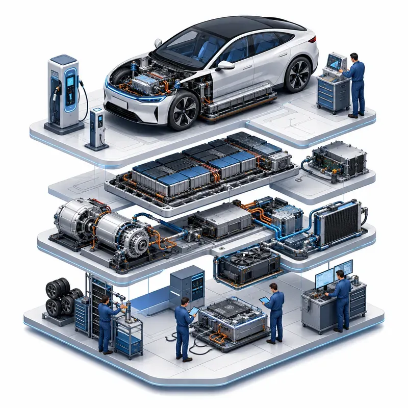 Isometric Technology Systems Infographics
