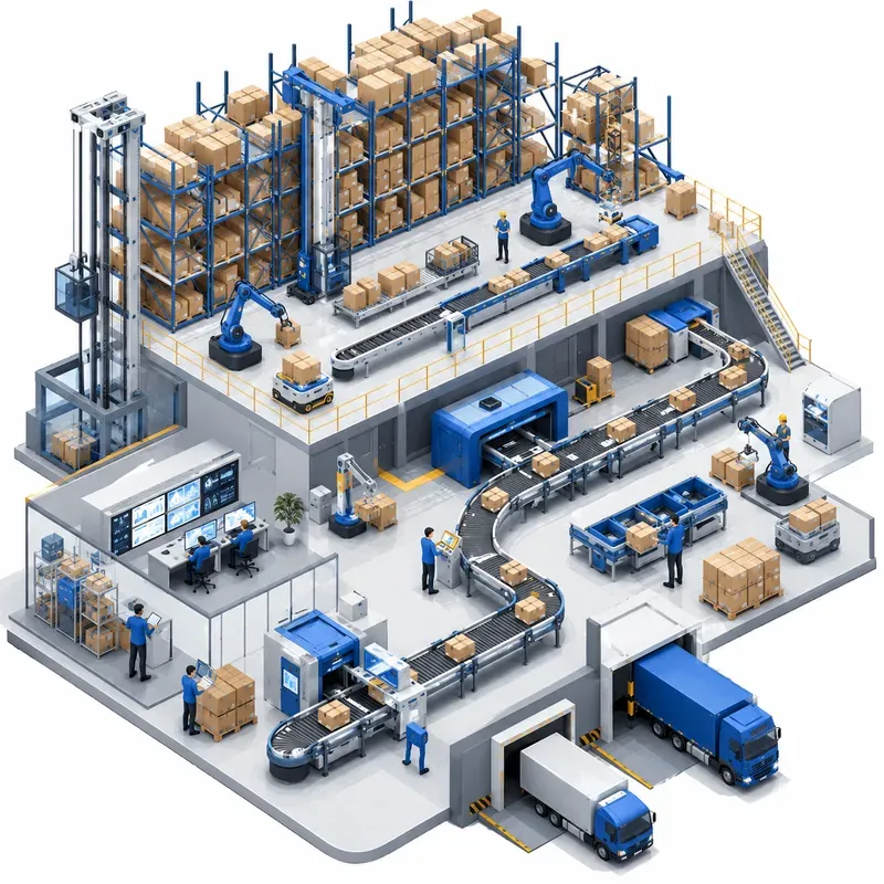 Isometric Technology Systems Infographics