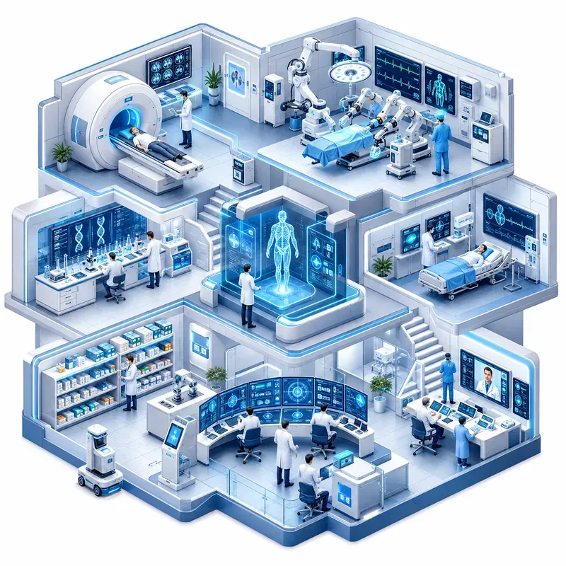 Isometric Technology Systems Infographics