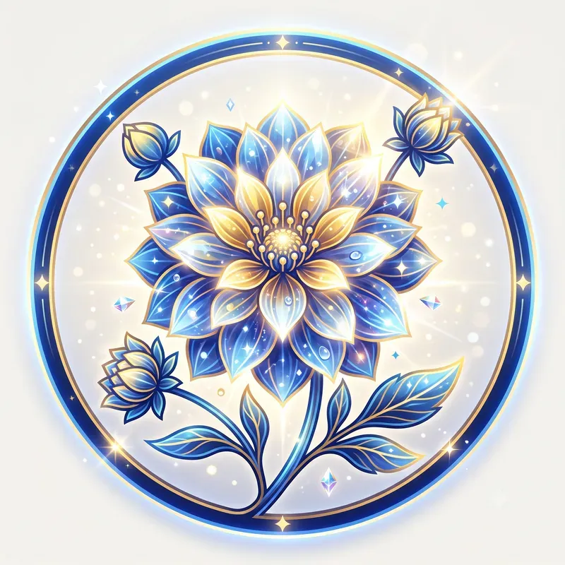 Modern Neon Summer Floral Emblems