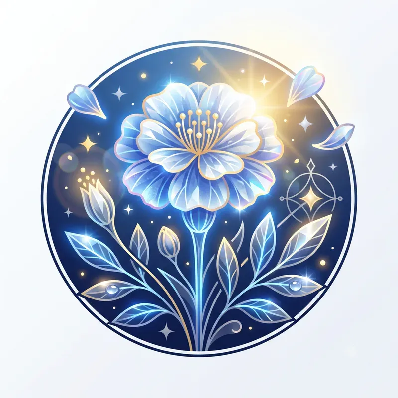 Modern Neon Summer Floral Emblems