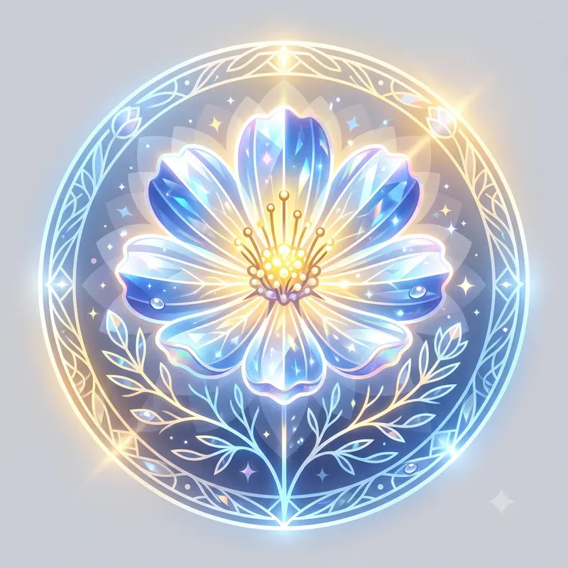 Modern Neon Summer Floral Emblems
