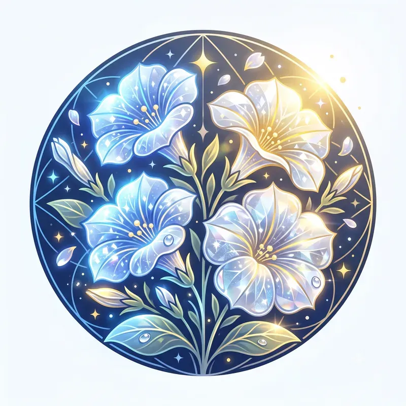 Modern Neon Summer Floral Emblems