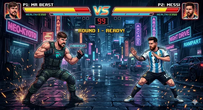 Arcade Fight Screen Images