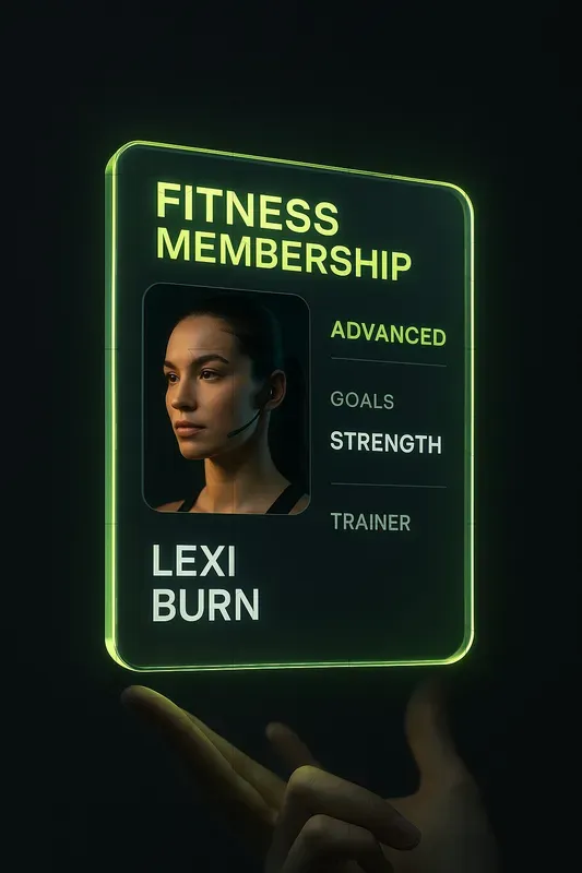 Futuristic Glass Card Designs