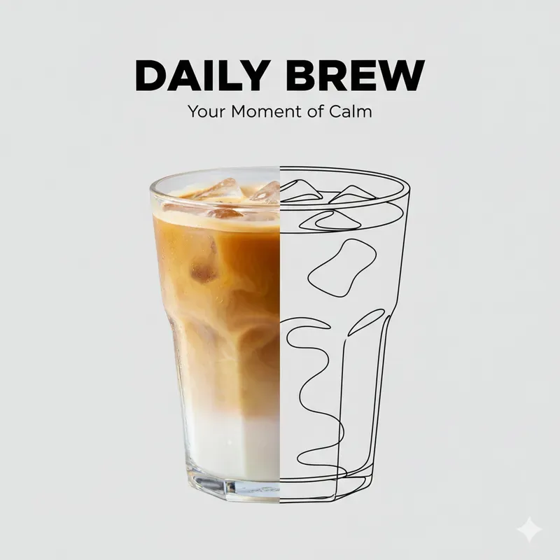 Photo Line Art Food Typography Posts