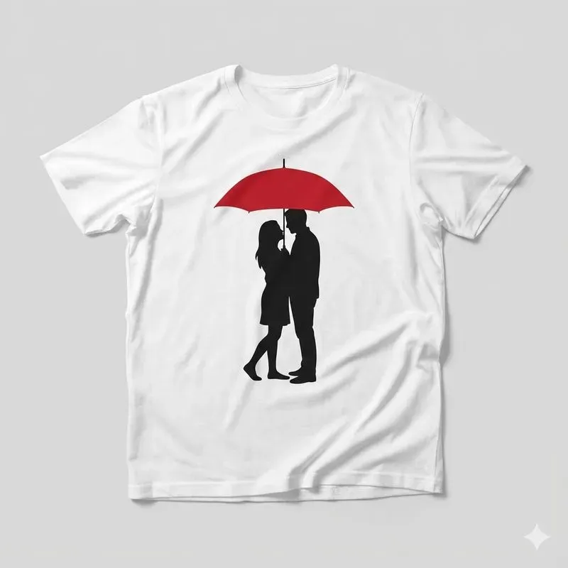 Minimal Romantic Tshirt Design Generator