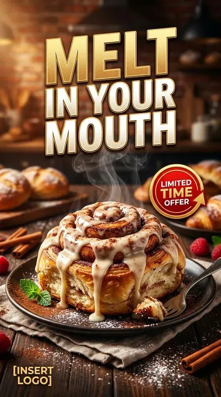 Bakery Dessert Ad Posters