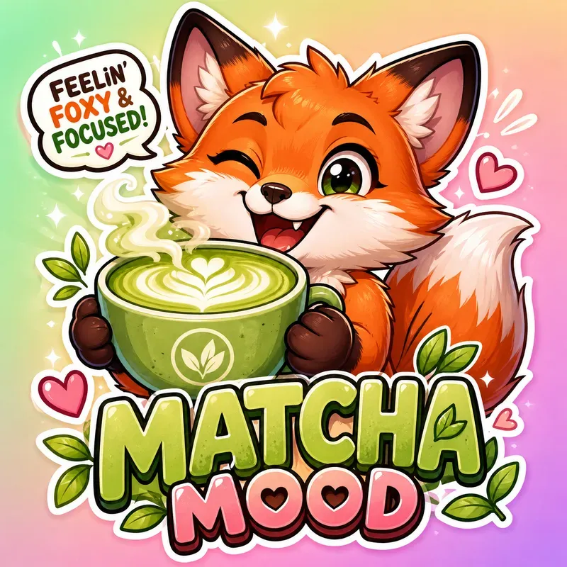 Cute Animal Drink Stickers