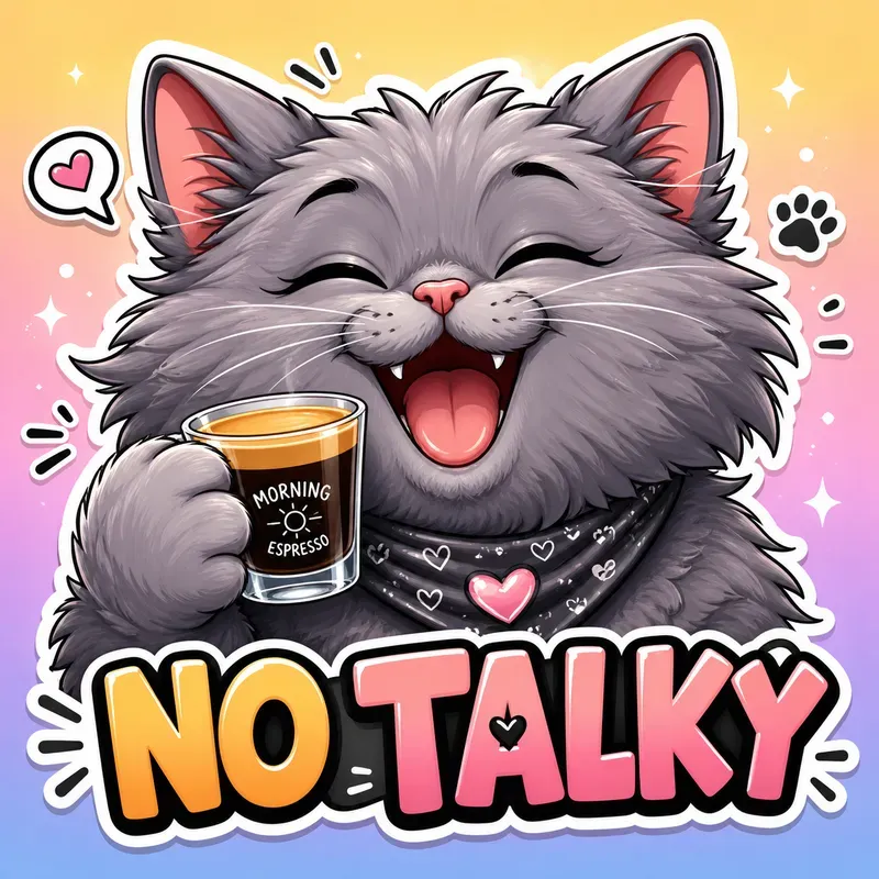 Cute Animal Drink Stickers