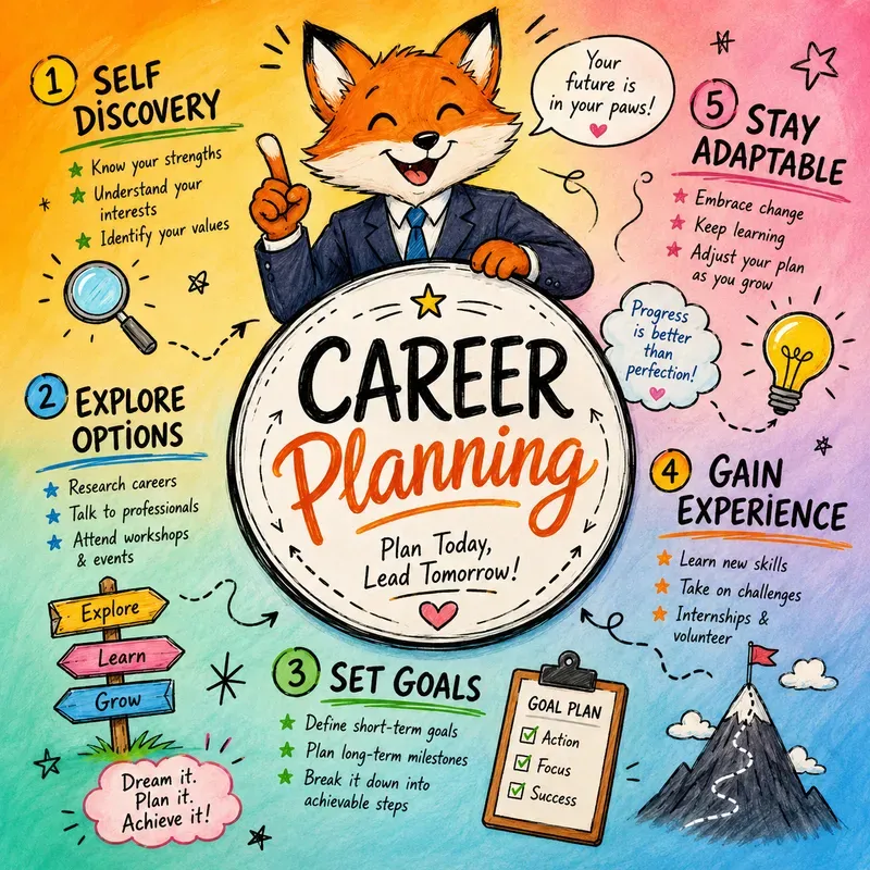 Whimsical Career Sketchnote Posters