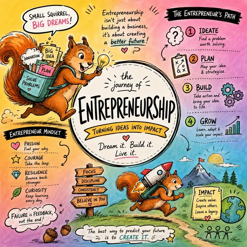 Whimsical Career Sketchnote Posters