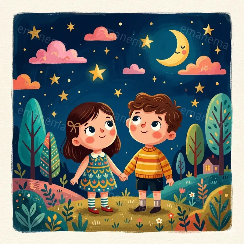 Naive Charming Aesthetic Illustrations