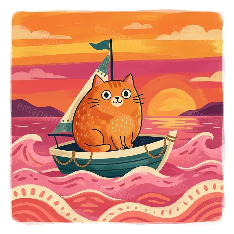 Naive Charming Aesthetic Illustrations