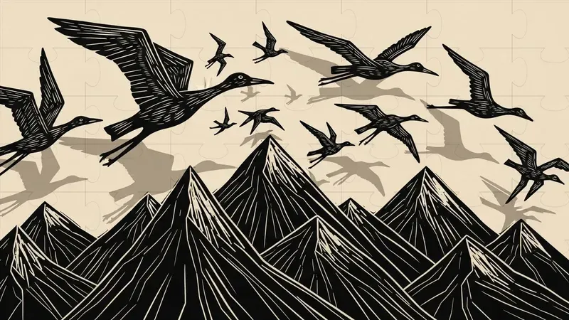 Dynamic Linocut Scenes