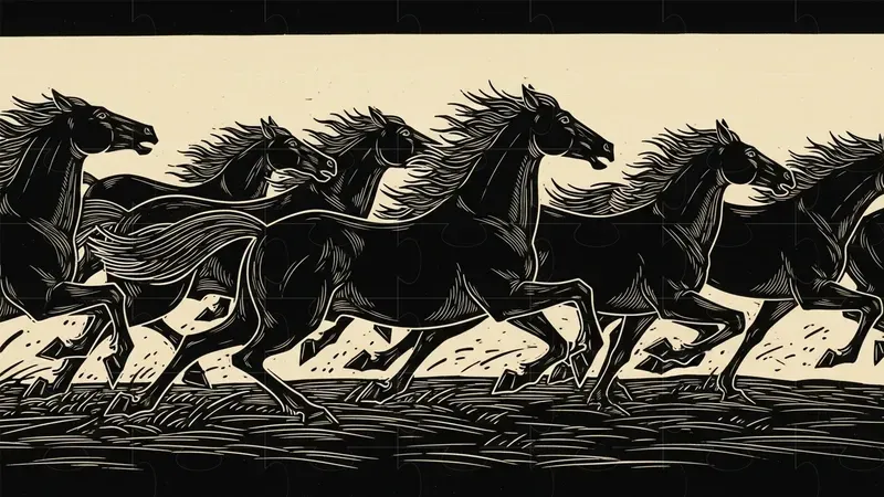 Dynamic Linocut Scenes