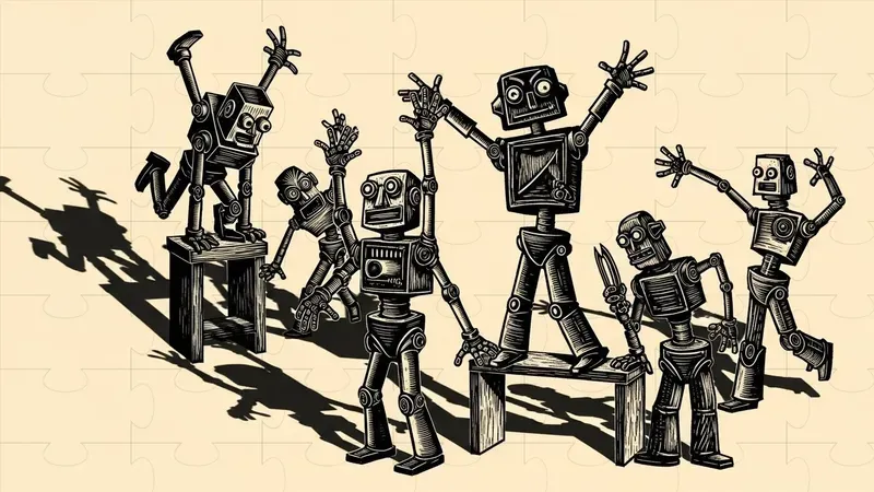 Dynamic Linocut Scenes