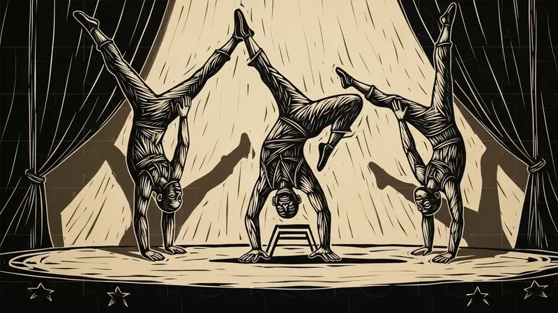 Dynamic Linocut Scenes