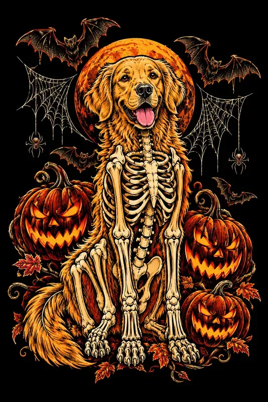 Halloween Pet Tshirt Vectors