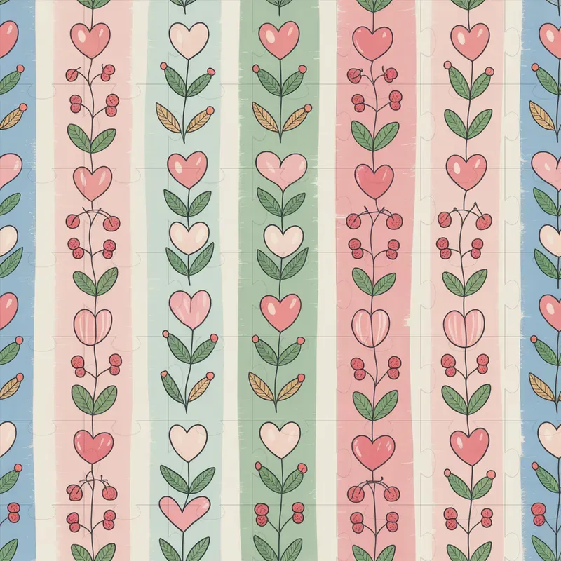 Cute Striped Seamless Patterns