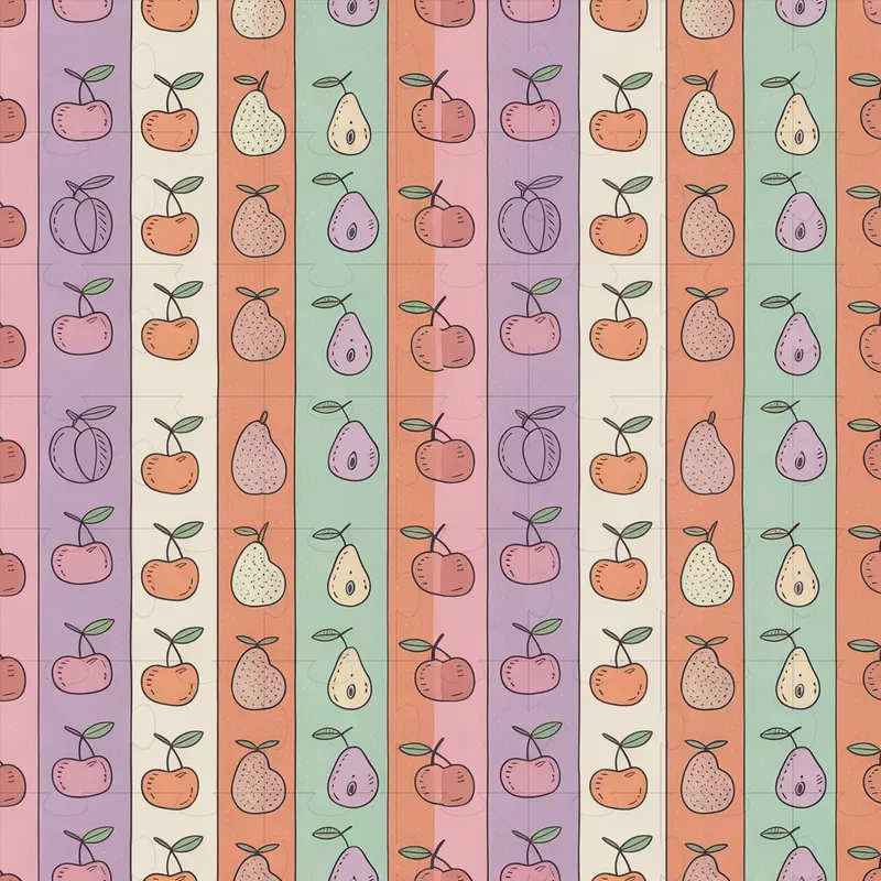 Cute Striped Seamless Patterns