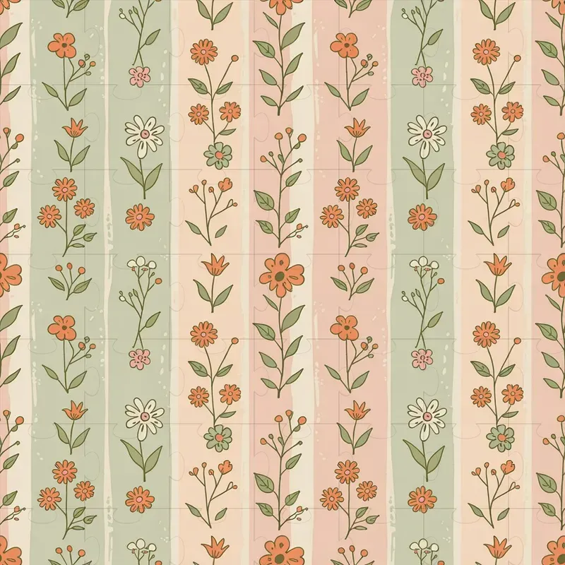 Cute Striped Seamless Patterns