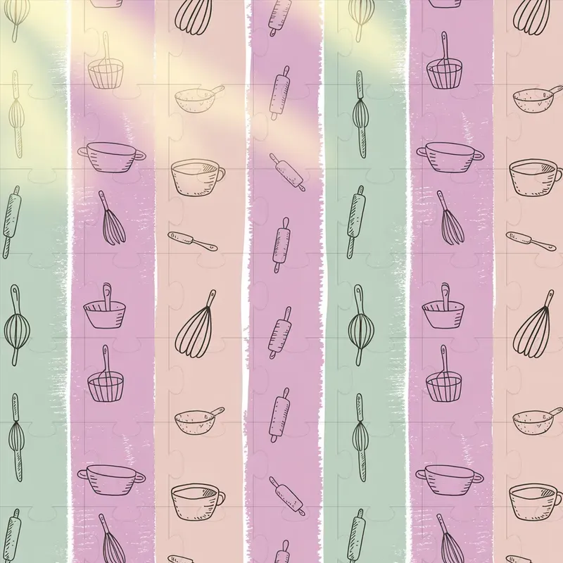Cute Striped Seamless Patterns
